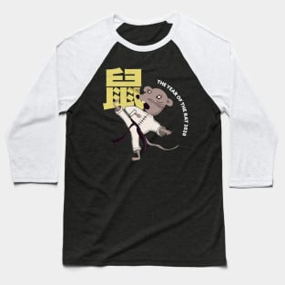 This Chinese Zodiac New Year of the Rat 2020 Kawaii Kung Fu Baseball T-Shirt